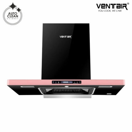 Ventair Rose Gold Auto Clean Chimney (Motion Sensor, 90cm,1600 m3h, Reversed Baffle Filter)