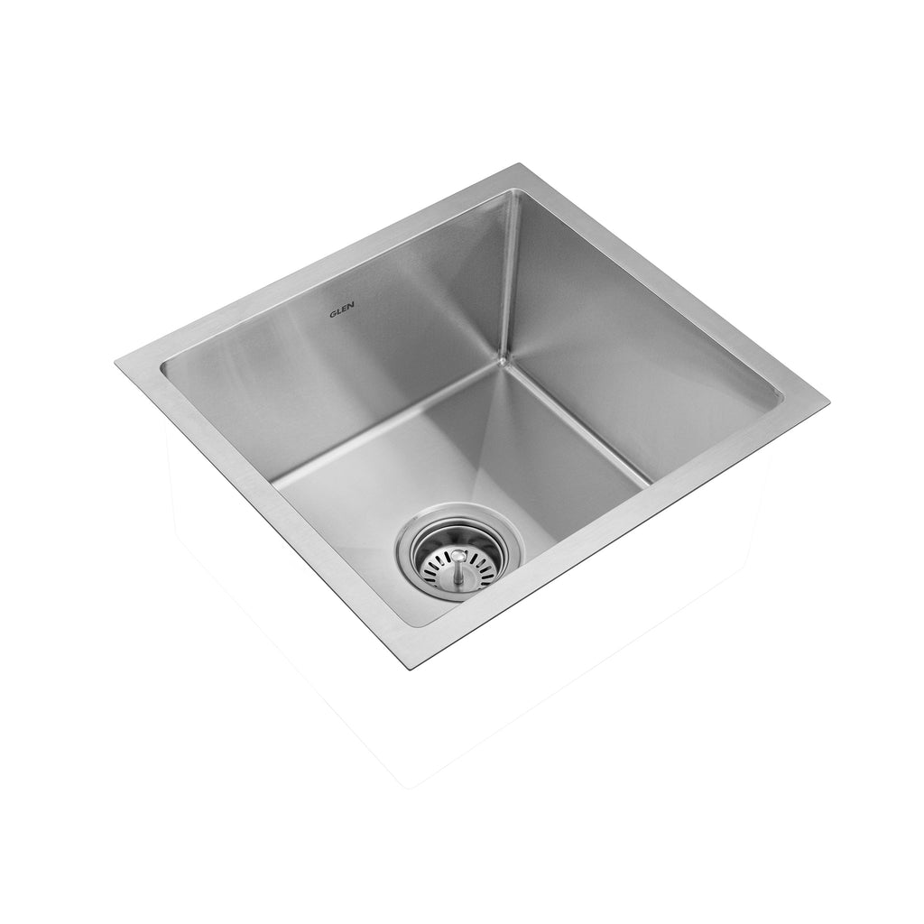 Stainless Steel Grade 304 Sink for Kitchen, Single Bowl Handmade Sink 18x16x9 inches, Matte Finish (KS-SH18169SBM) Stainless Steel Grade 304 Sink for Kitchen, Single Bowl Handmade Sink 18x16x9 inches, Matte Finish (KS-SH18169SBM)